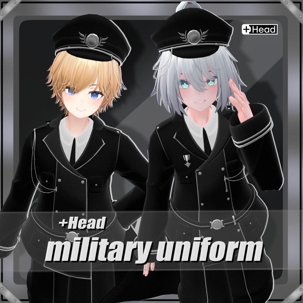 [Head&Lunato] compatible military uniform image