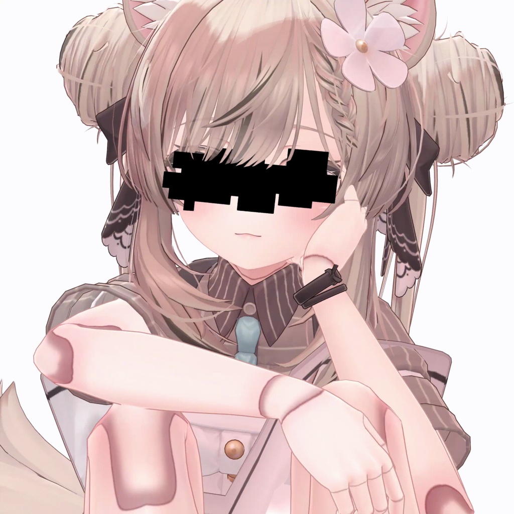 【 Anime Style Moving Blindfold 】 - 3 version / GIF image