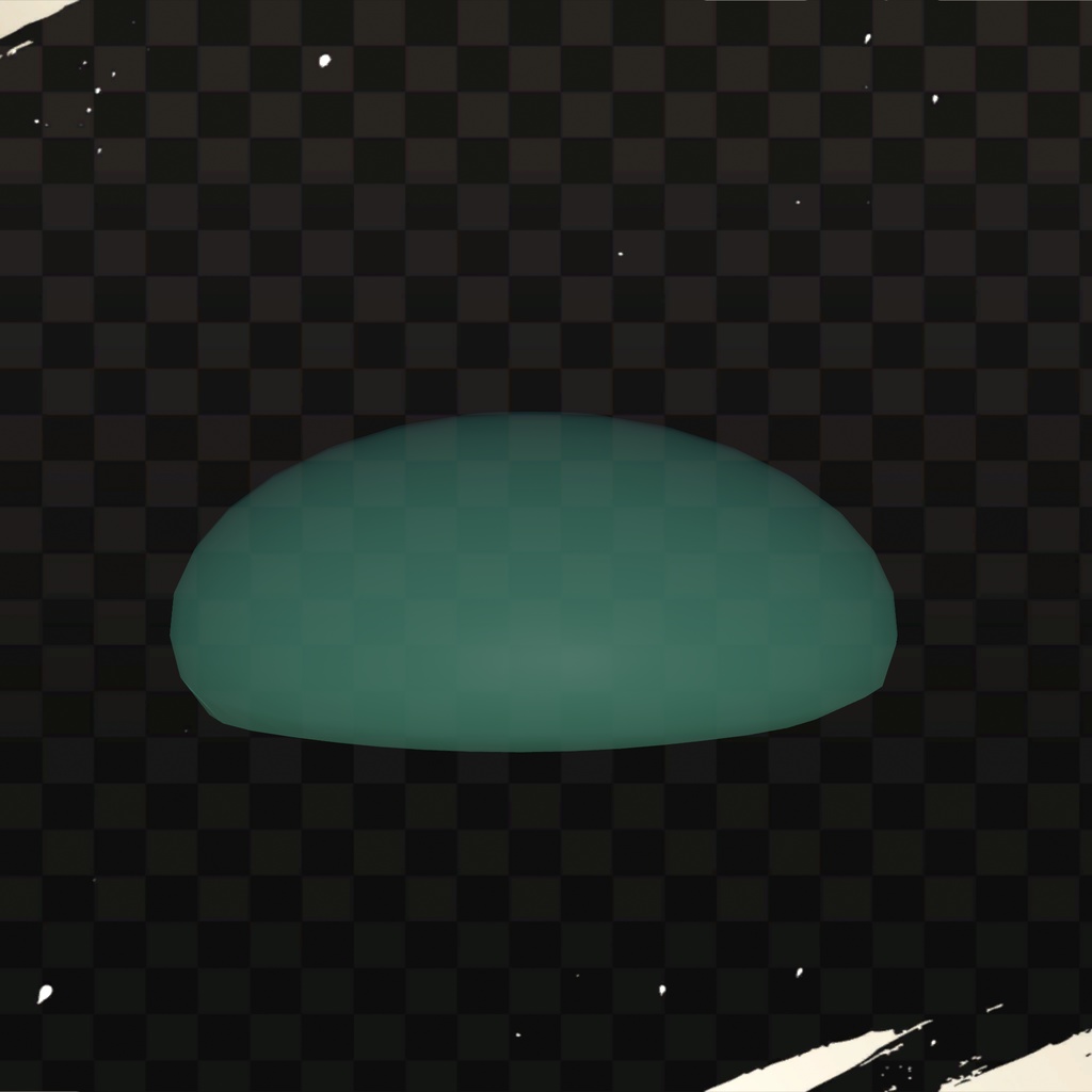 【無料】グリーンスライム（VRM,FBX） image