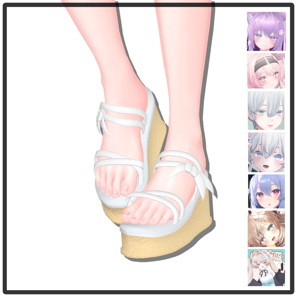 Summer Strap Sandals (Moe, Kikyo, Manuka, Sio, Shinra, Selestia, Milfy) image