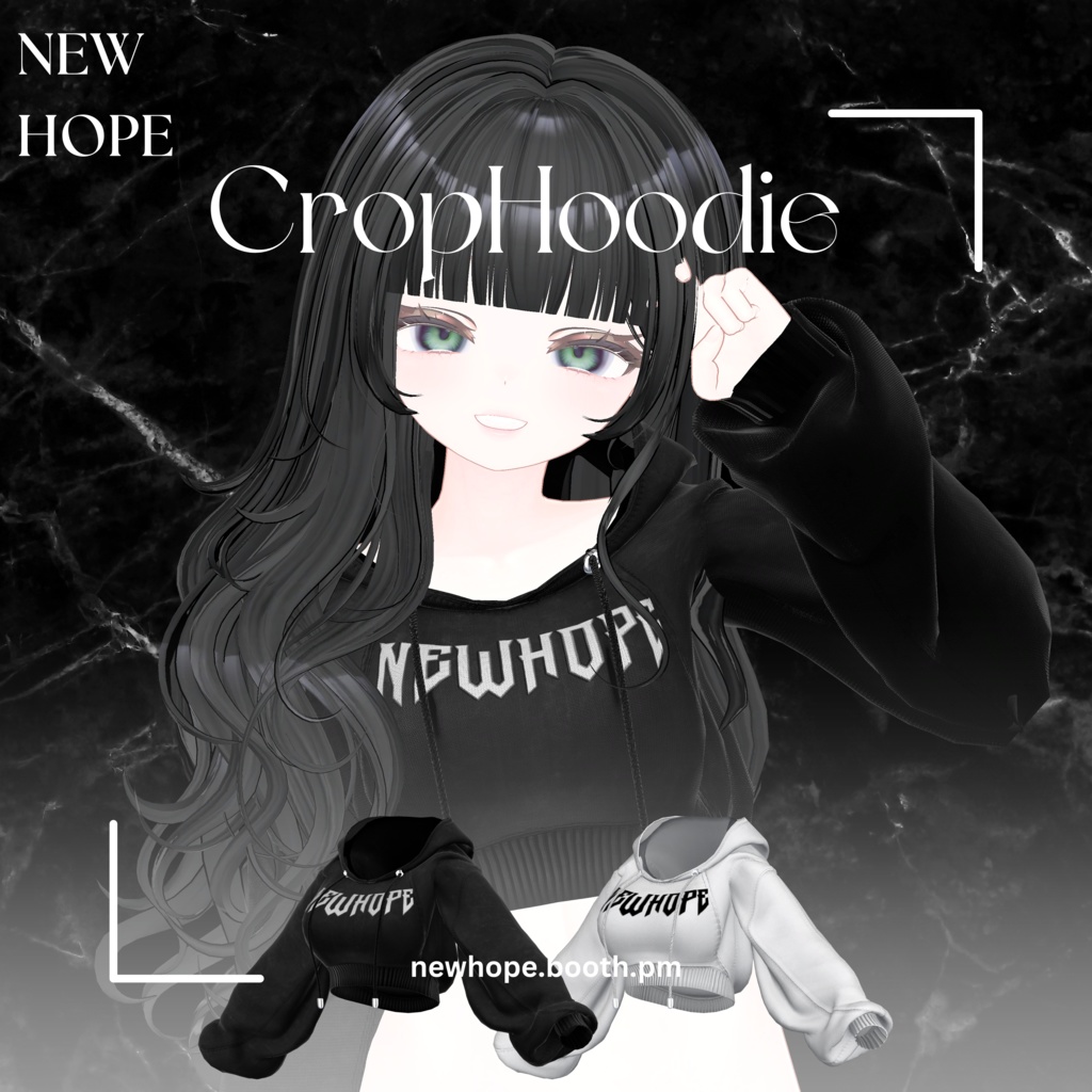 『マヌカ対応』CROP HOODIE FOR MANUKA #NEWHOPE image