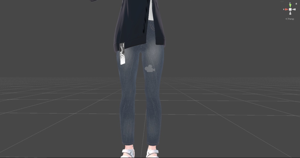 velleちゃん用デニムパンツ【Modular Avatar対応】 image
