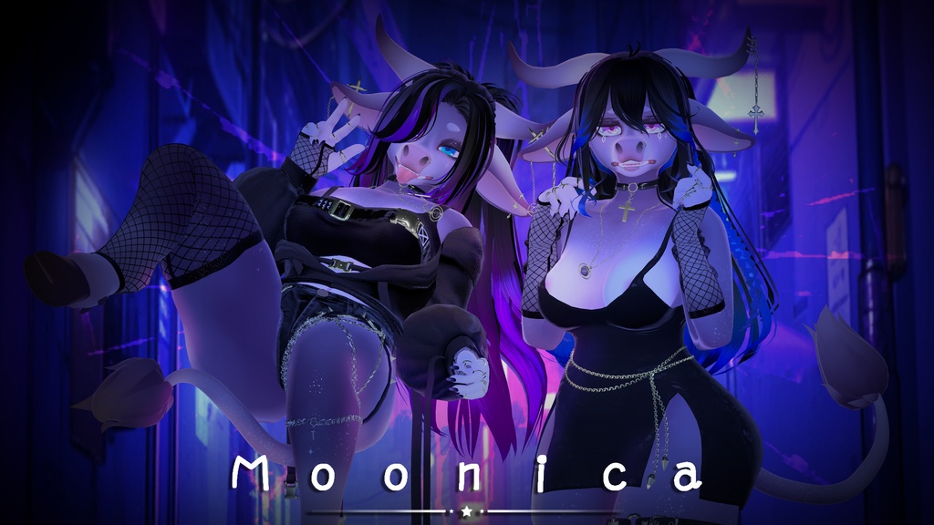 ⊹Moonica☾ - VRChat Avatar (PC+SPS+GoGoLoco) image