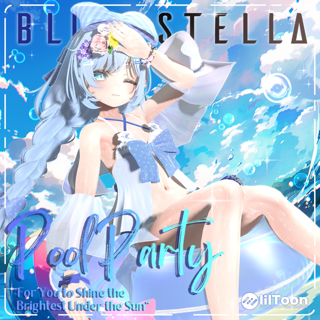 🫧『PoolParty』🫧 オリジナルヘア付き 17アバター対応 #BLUESTELLA image
