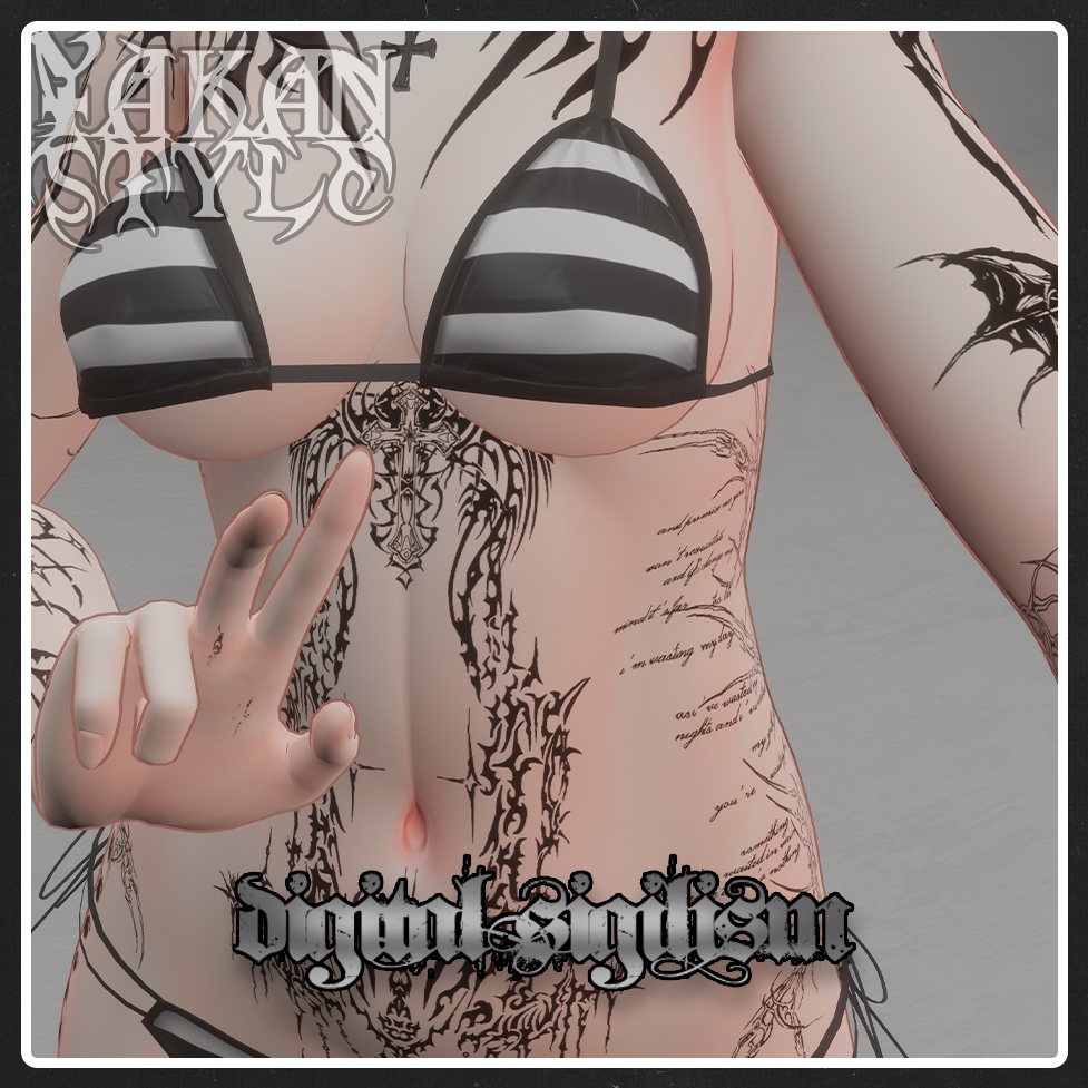 Manuka Digital Sigilism Tattoos デジタルシジリズム - 入れ墨「マヌカ」 image