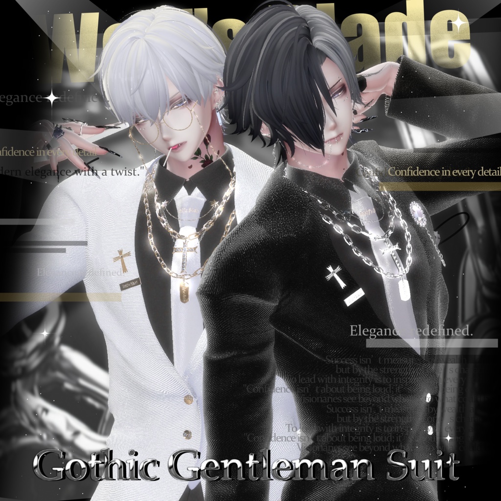 ⛄winterSALE⛄【✟Gothic Gentleman Suit✟】Wolf's Blade　 image