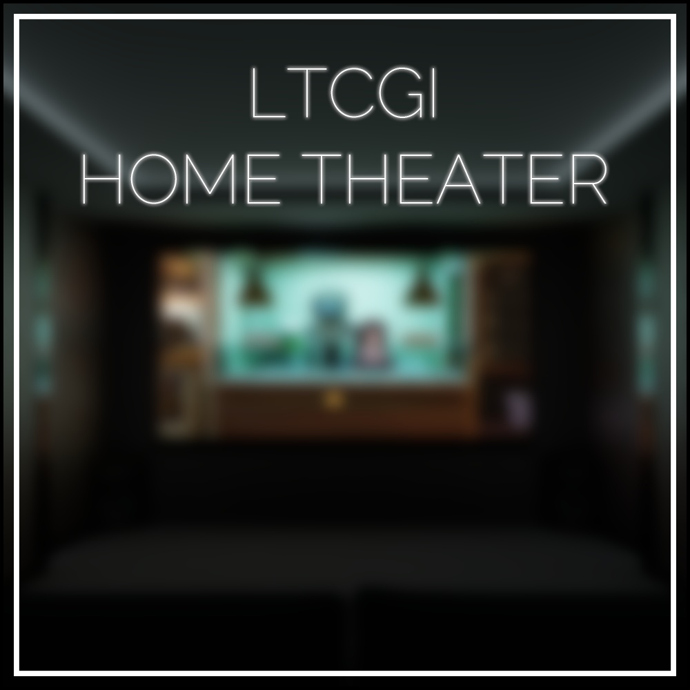 【VRCワールド】5.1チャンネルLTCGI対応ホームシアター/5․1 Channel LTCGI Home Theater image