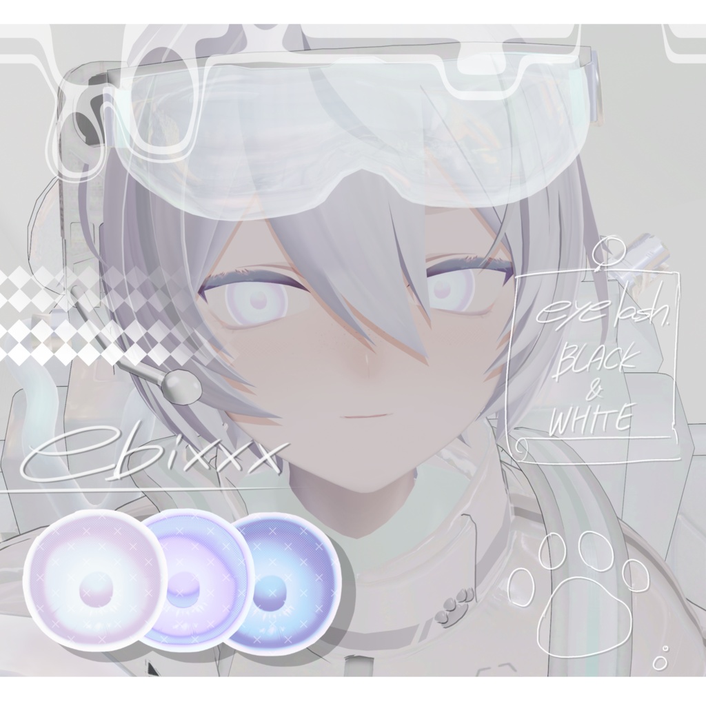 ebixxx8 eyelash+eye texture image