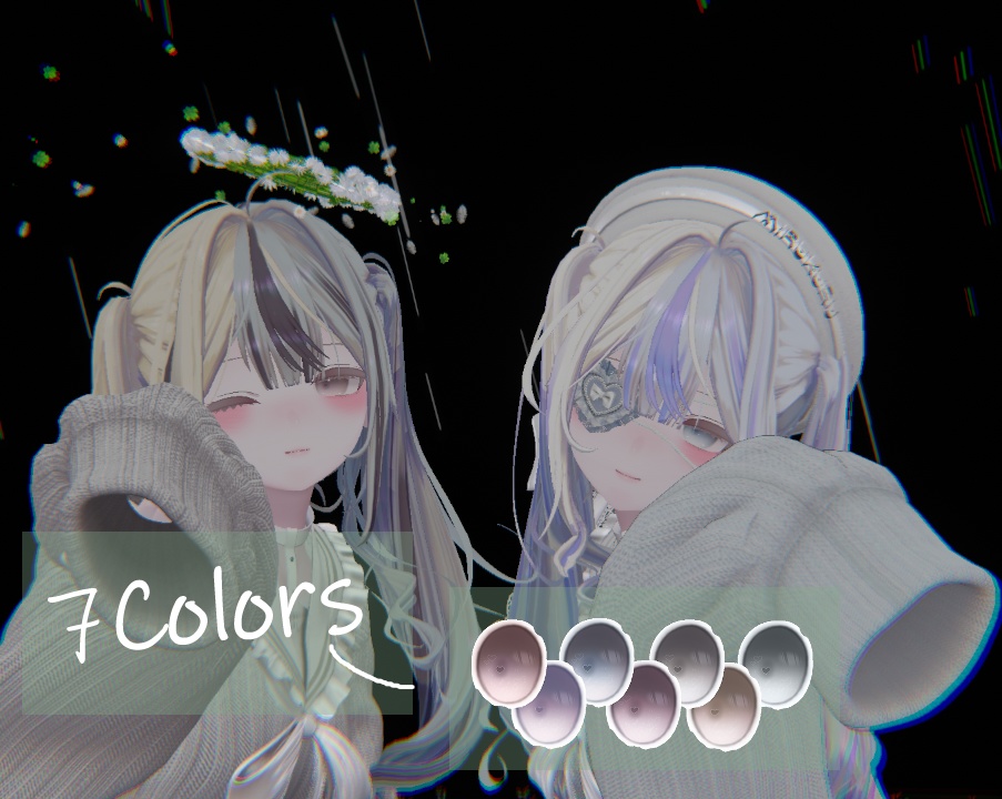 [ Calm Response ] only you Eye texture  bonus facial shadow mask image