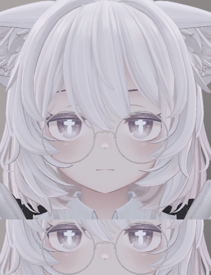 瞳孔テクスチャ「1B2 花様の十字」[#Emmelie3D 対応][Free] image