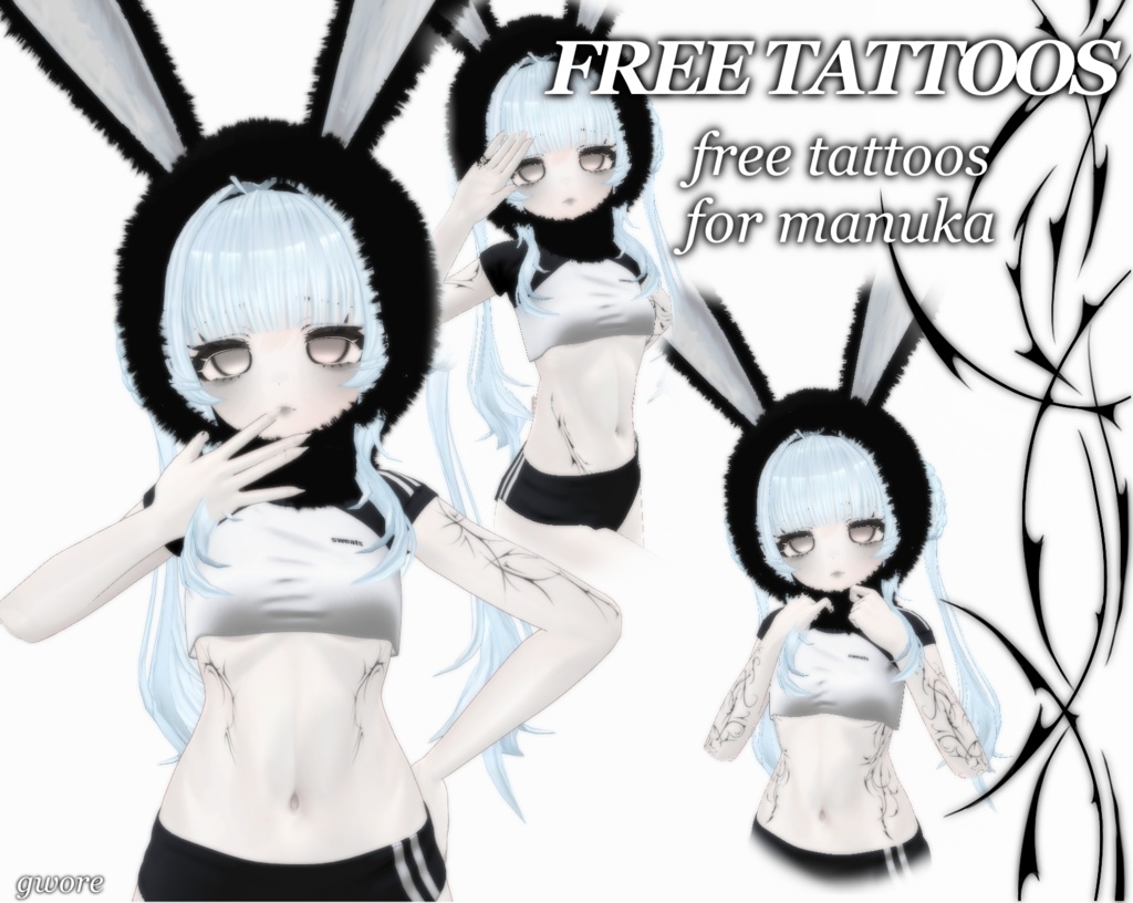 free manuka tattoos ! ♡.*  image