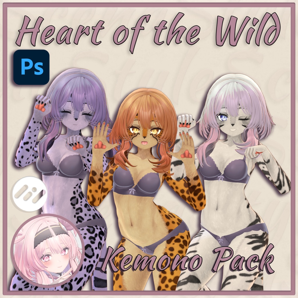 【セレスティア】【Selestia】Heart of the Wild [Kemono Body Textures] image