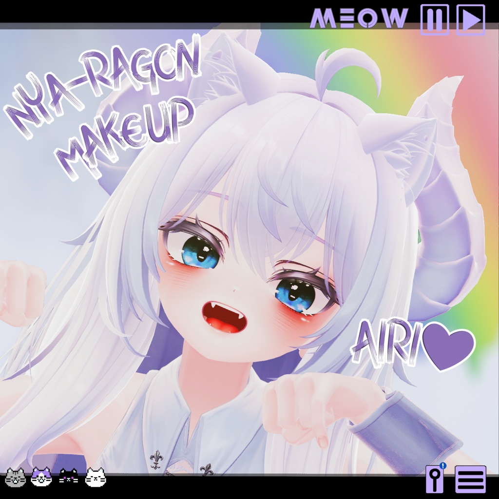 [Airi 愛莉]  Nya-ragon  makeup texture for Airi !  image