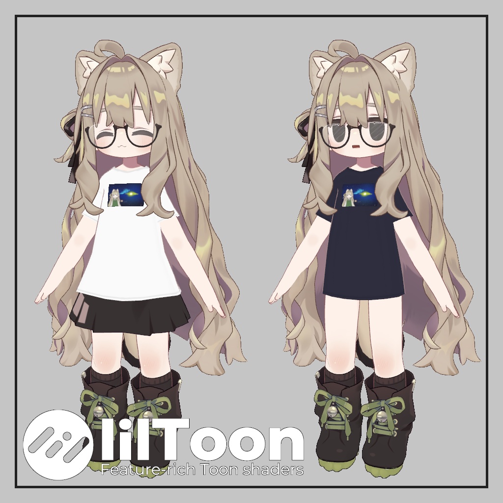 [まめふれんず用衣装] 宇宙キプフェルTシャツ image