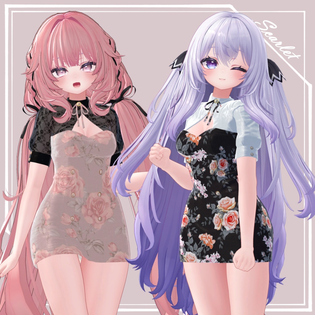 【Airi】GirlyTightOnepiece【VRChat】 image