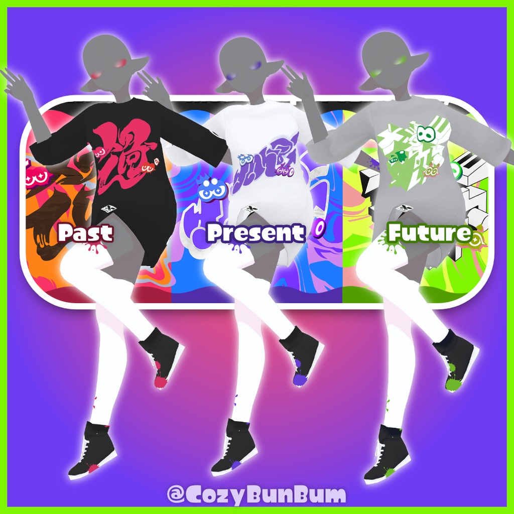[FREE] 無料 Splatoon Outfit Set | Past Present Future スプラトゥーン  image