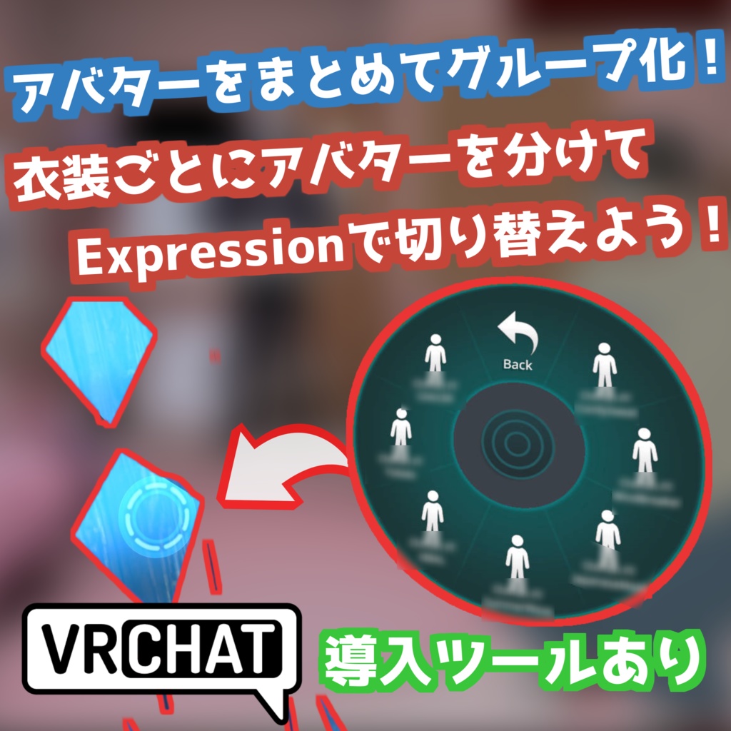 アバターをグループ管理【AvatarGroup】 image
