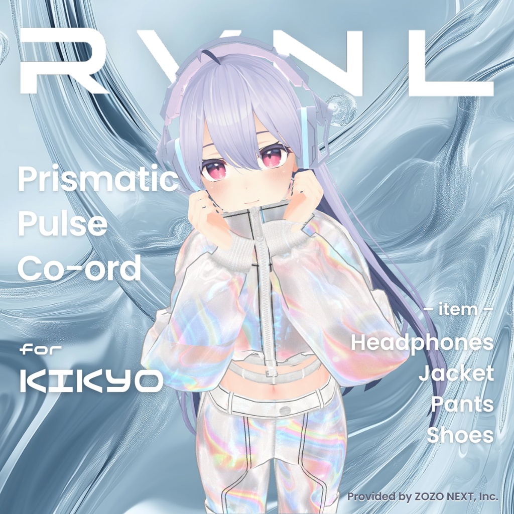 【桔梗対応】Prismatic Pulse Co-ord：セットアップ〈REVINAL〉 image
