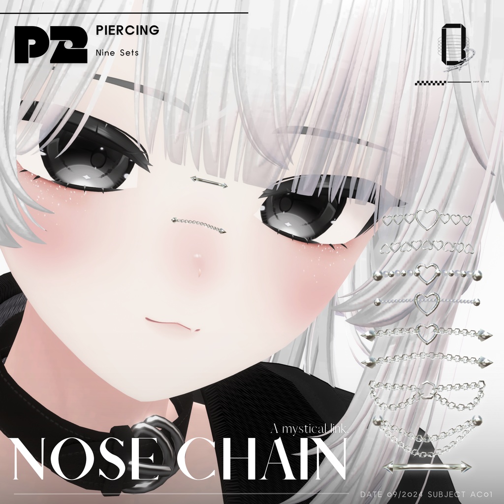 Nose Chain Piercingピアス (全9種) image