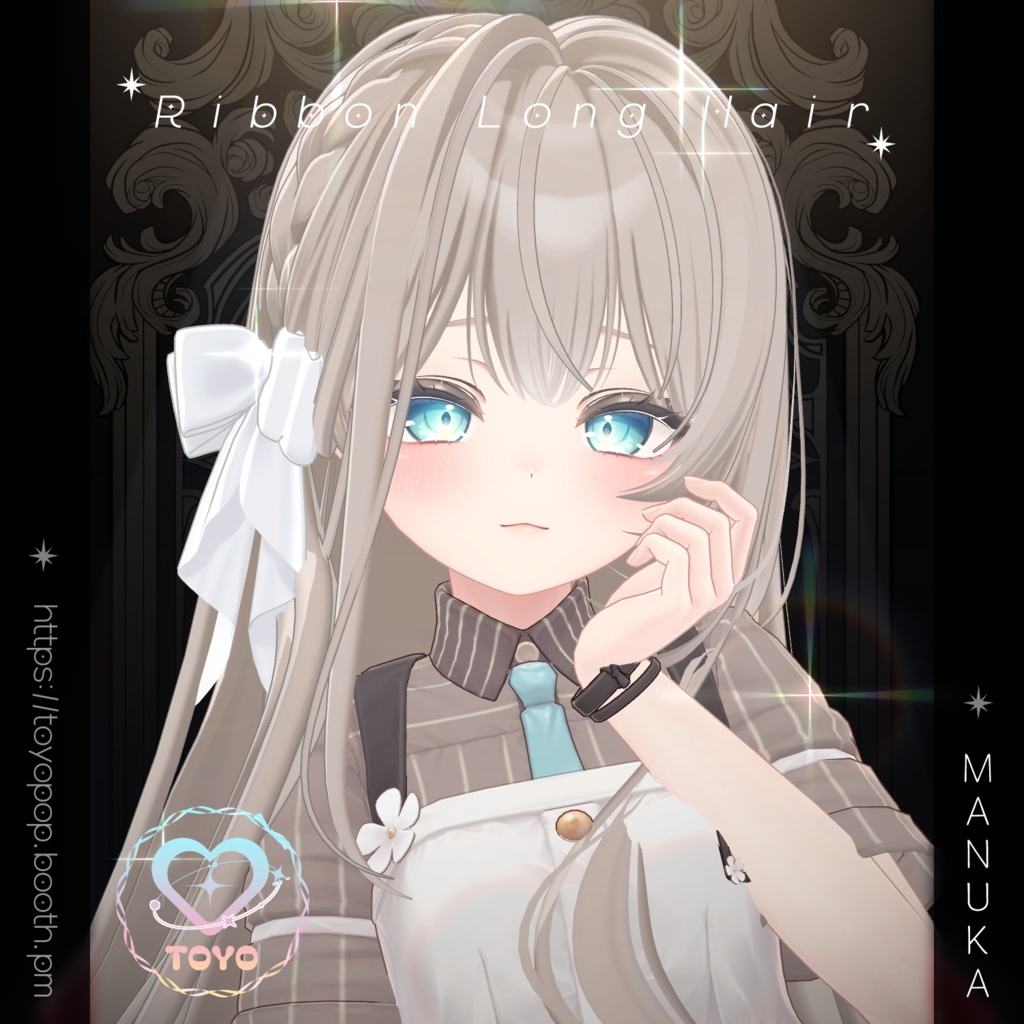 [ MANUKA/MAIYA/SHINRA/ULFERIA ] Ribbon Long Hair image