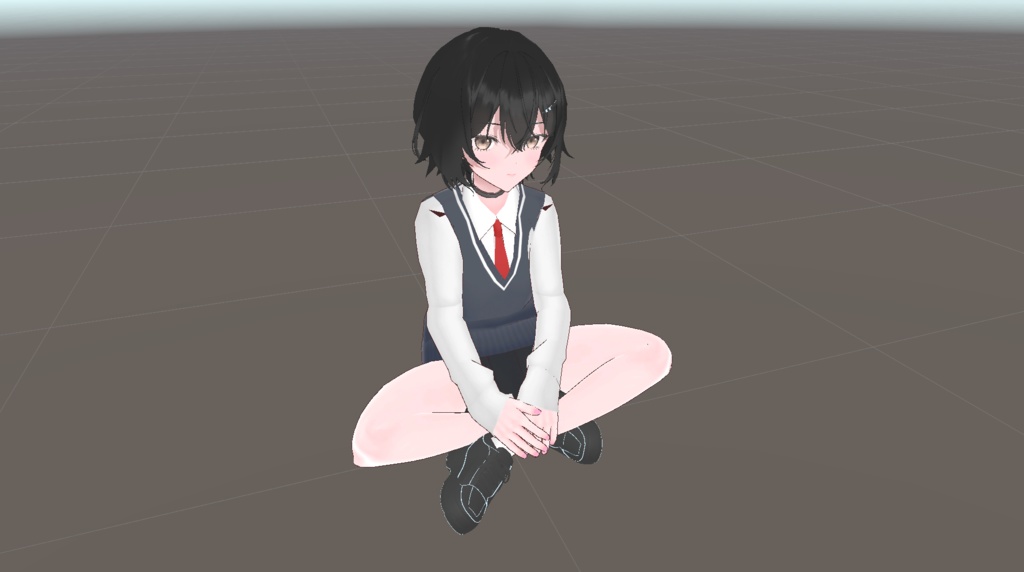 無料版【VRChat】AFKモーション_胡坐(女性的 image