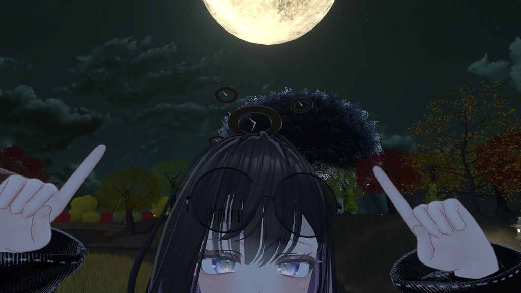 【VRChat想定】Clock Halo image