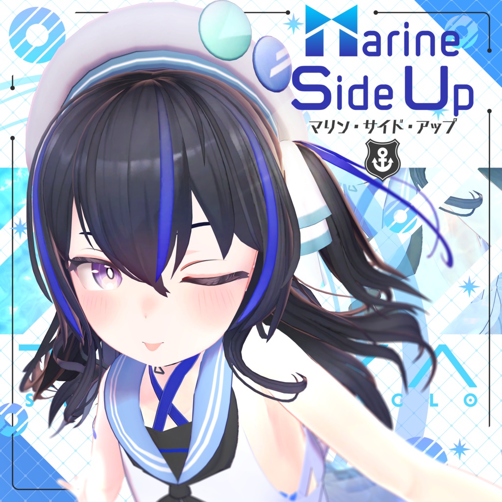 【3D髪型】マリンサイドアップ-Marine Side Up- image