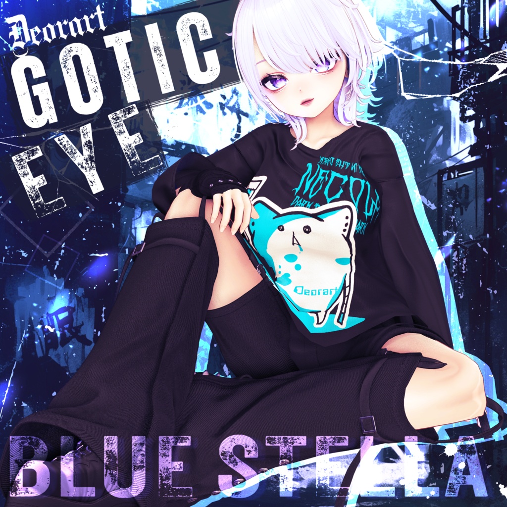 [ #Deorart Model No.5] GOTHIC EYES  Original Hair Set Compatible with 20 Avatars #BLUESTELLA image