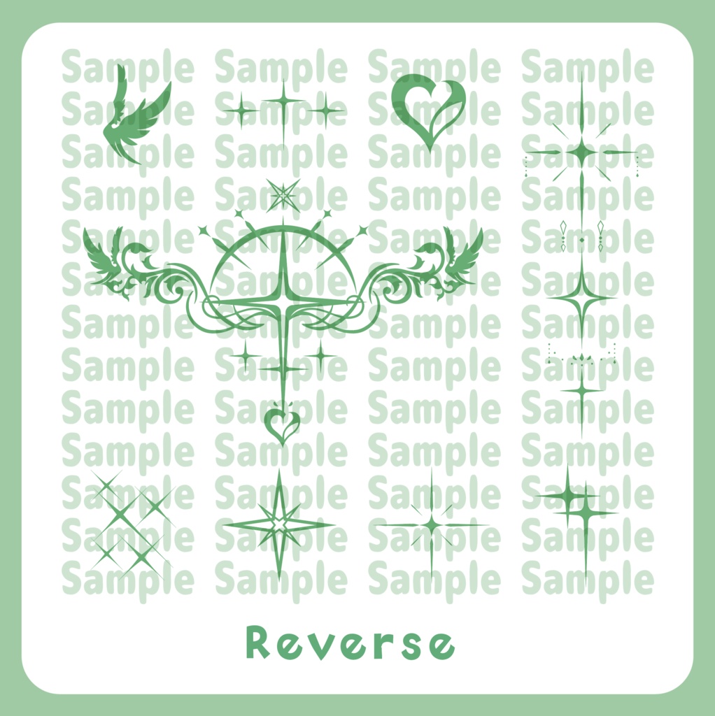 Sparkling Decal [Reverse] image