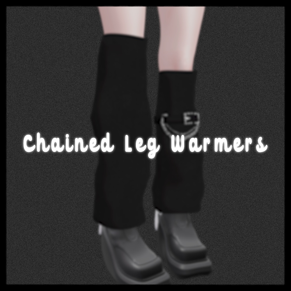 【VRC想定】Chained Leg Warmers image