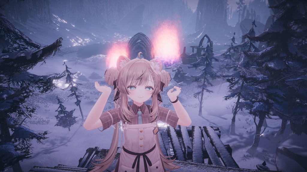 【VRChat想定】Fire Halo image