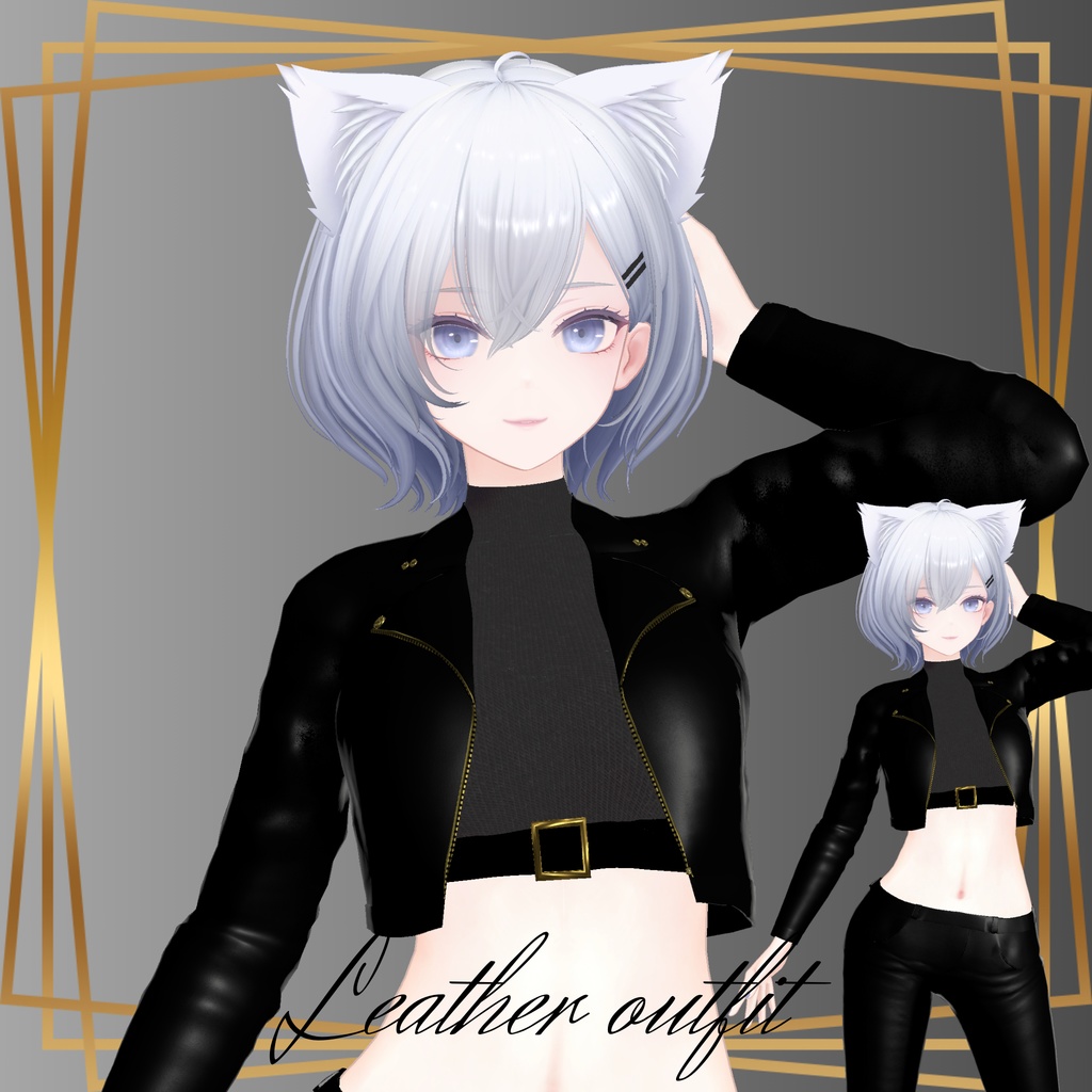 【森羅・しなの・白雨対応】レザーセットアップ『Leather outfit』 image