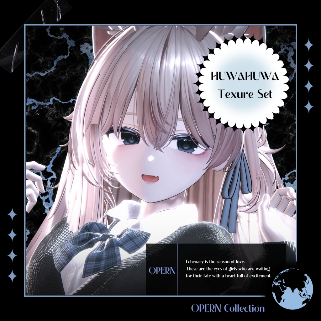 【マヌカ♥しなの対応】 ♥ HUWUAHUWA ♥ TEXTURE SET (MAKEUP,EYE) image