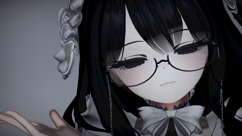 [Manuka] Simple Eyes Texture (Black only), Face Blendshape image