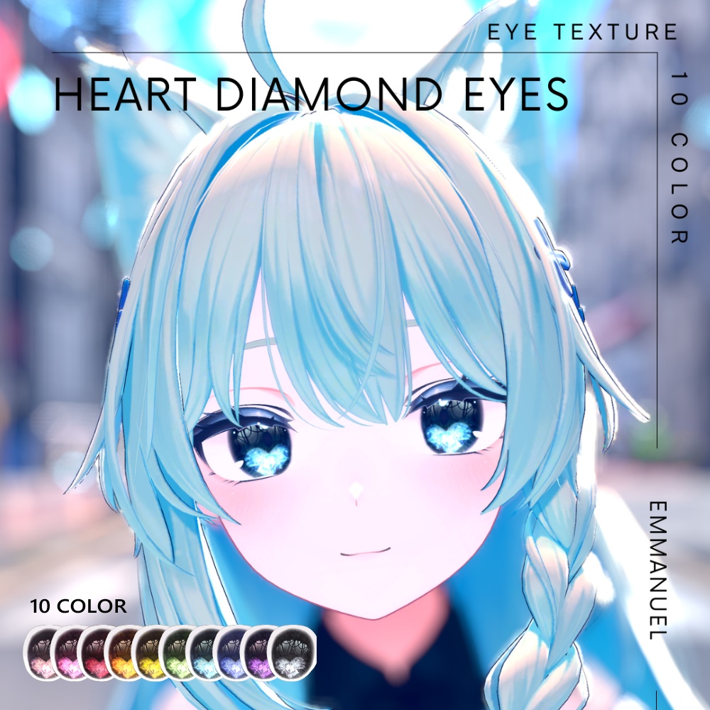 HEART DIAMOND EYES Eye Texture image