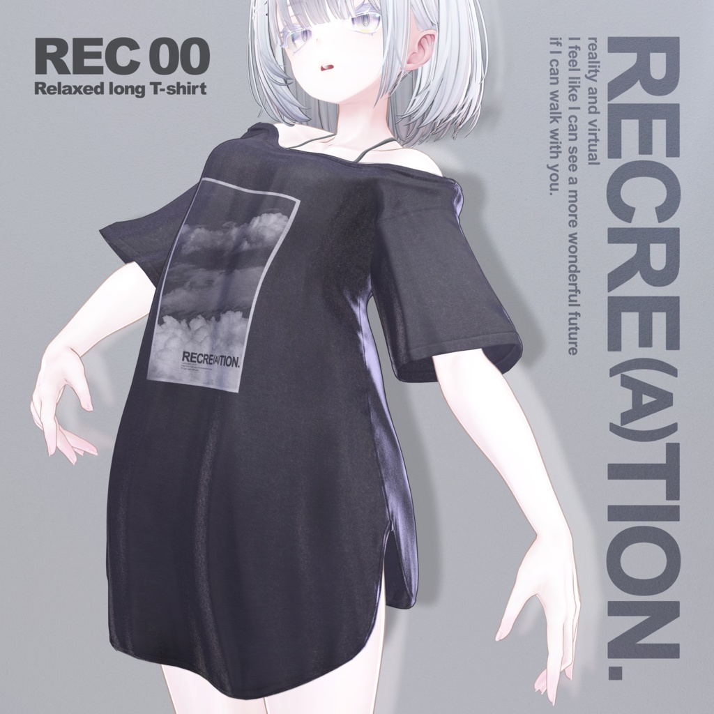 REC00 / Relaxed Long T-shirt /[Relaxed T-shirt] image
