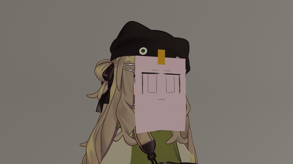 紙のかお(キプフェル用) image