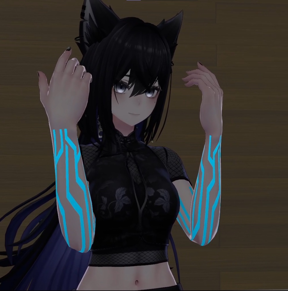 【無料】電気回路みたいな強化腕マテリアル forラシューシャ image