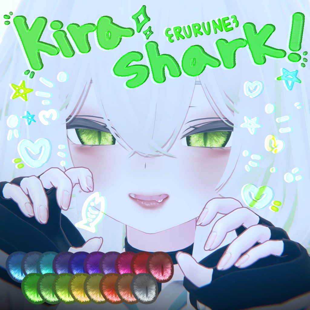 [ ルルネ / rurune ] EYE TEXTURES_KIRA SHARK [ 18 color ] image