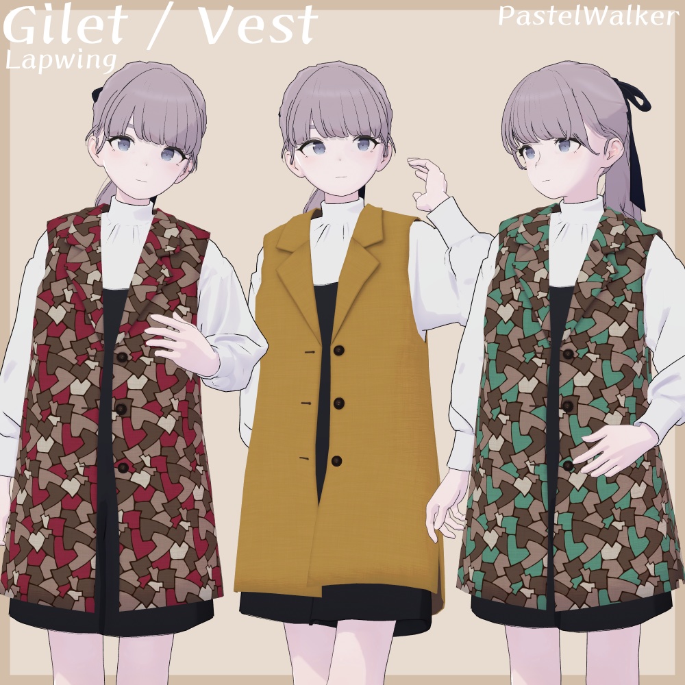 【Lapwing】Gilet / Vest_ジレ/ベスト image