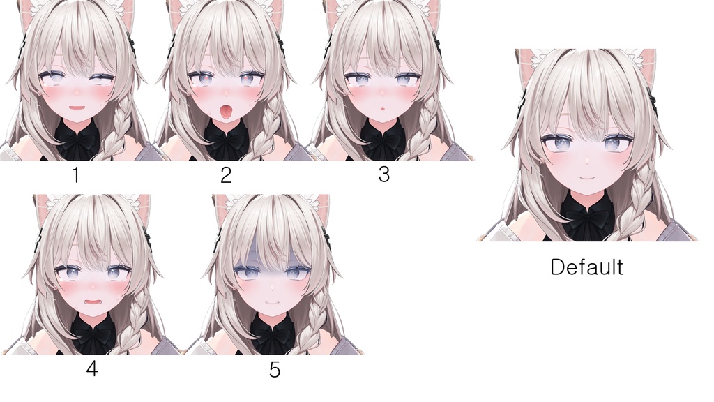 【しなの/Shinano】表情５セット image