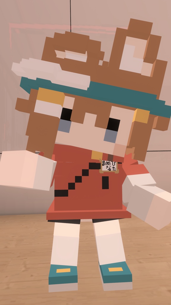 【無料】ボクセルまめひなた【VRChat想定アバター】 image