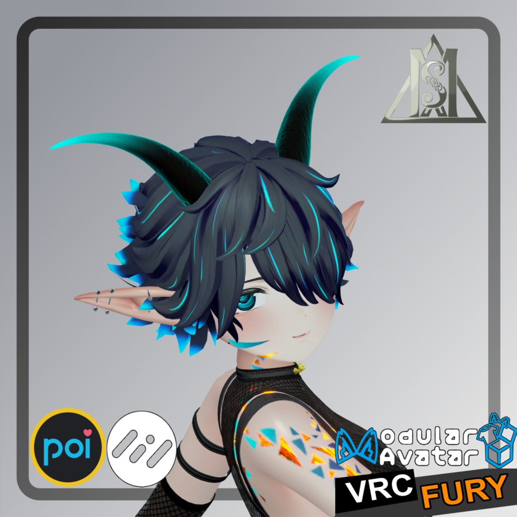 曲がった 角 ンパック - Curved Horn Pack image