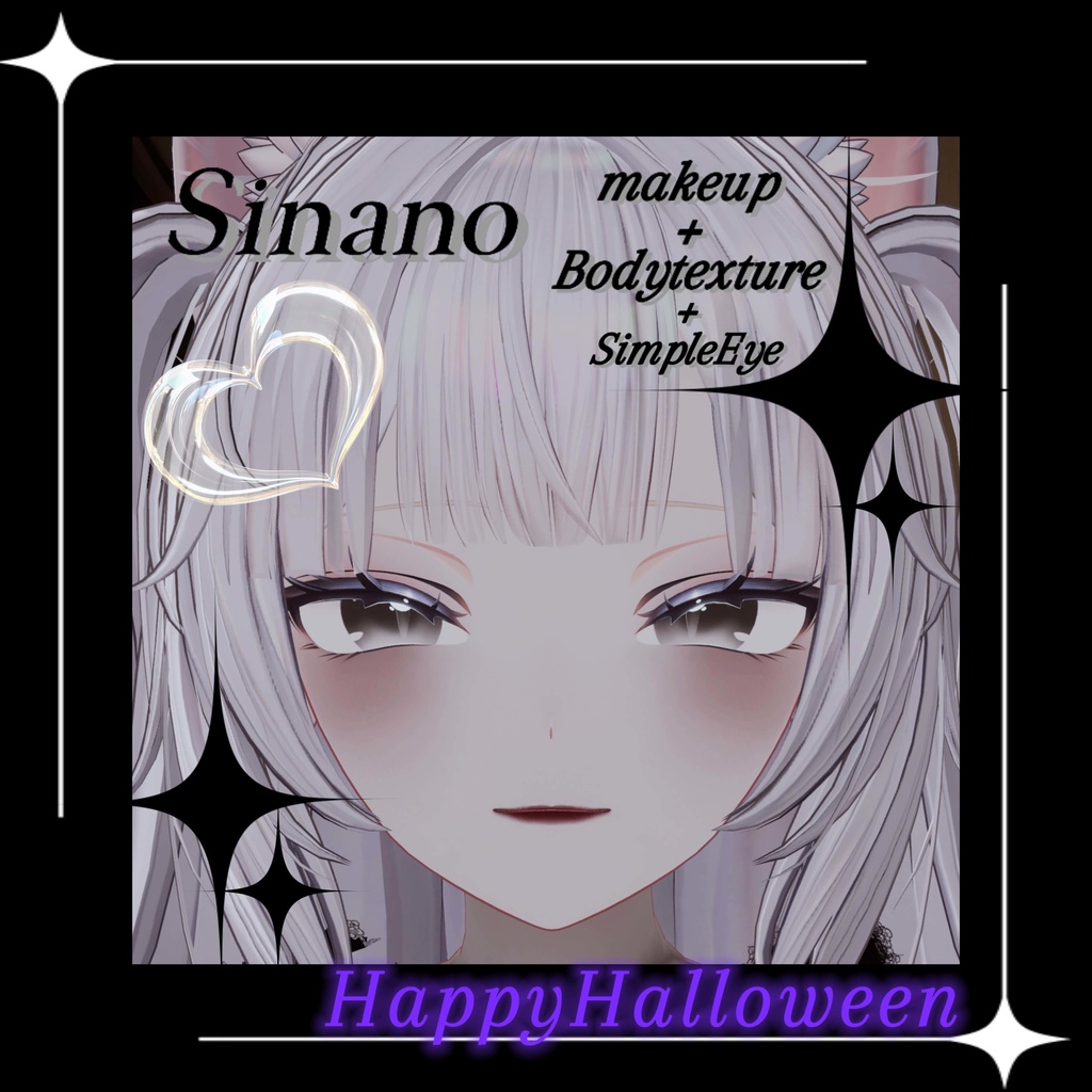 Sinano Halloween　makeup ＆Eye＆Bodytexture image