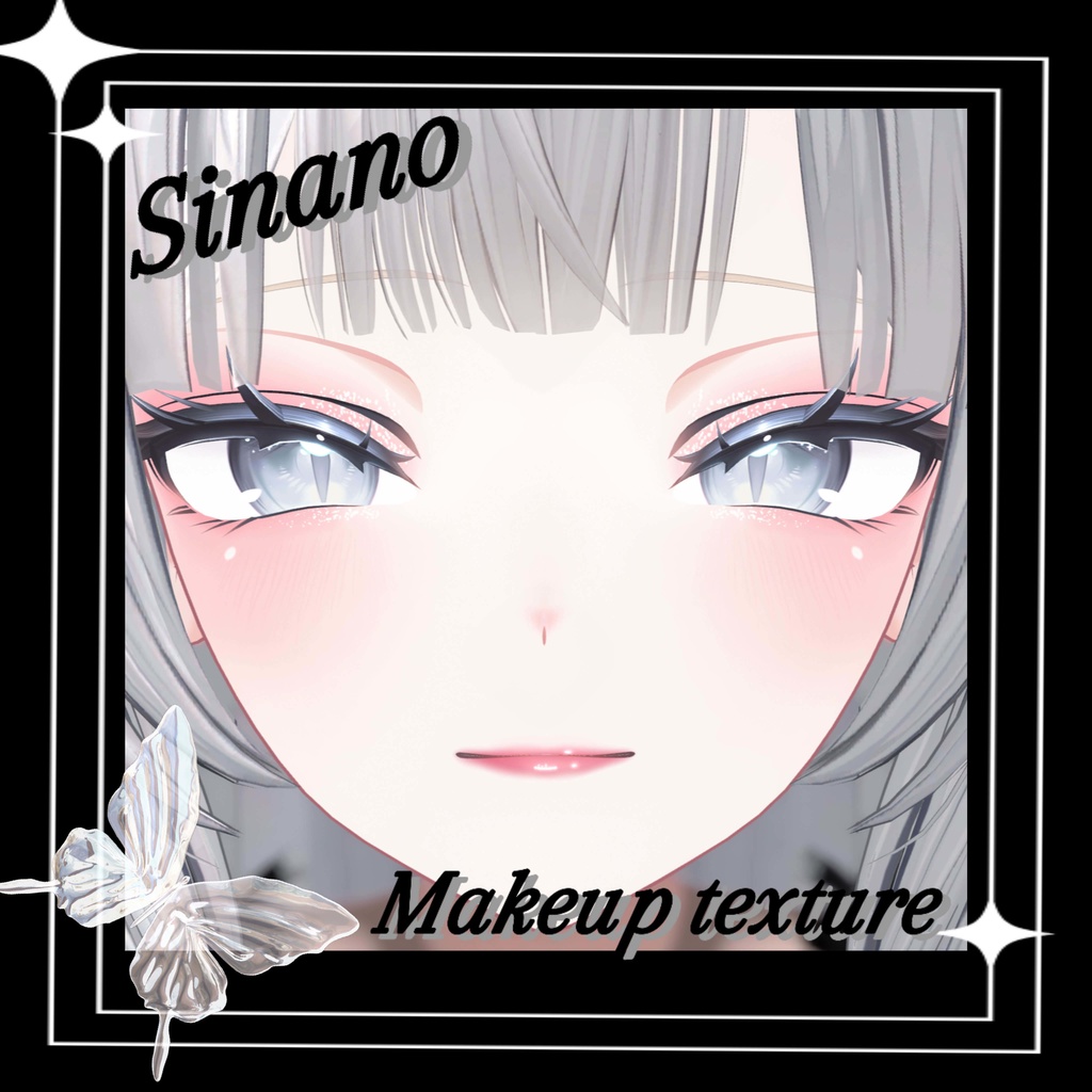 sinano simple　makeup texture image