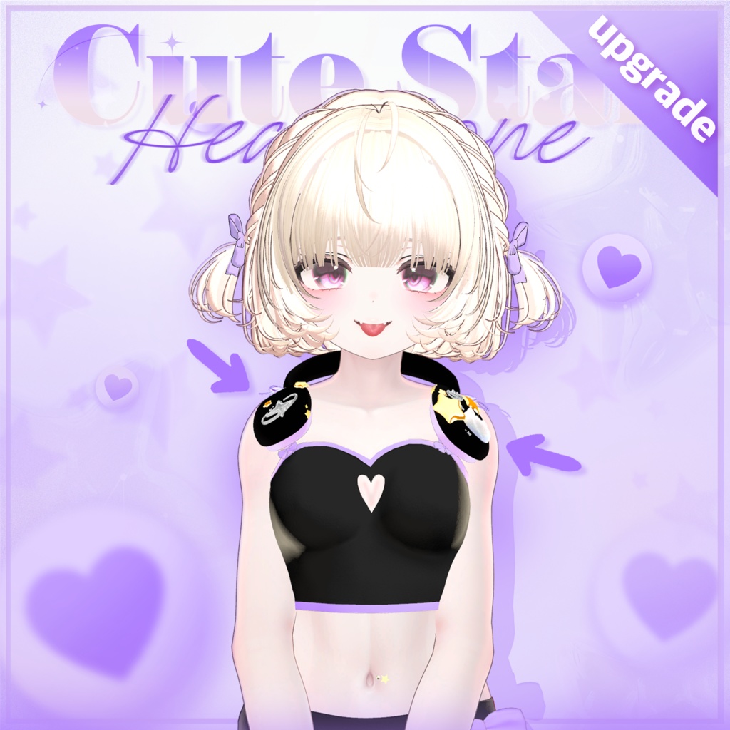 [upgrade]かわいいヘッドホン☆CuteStars headphone☆ image