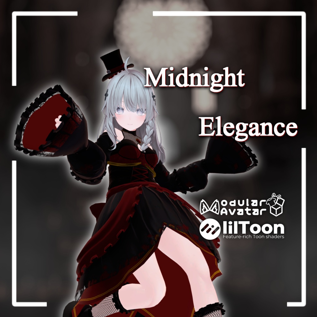 【6アバター対応】MidnightElegance【VRChat】 image
