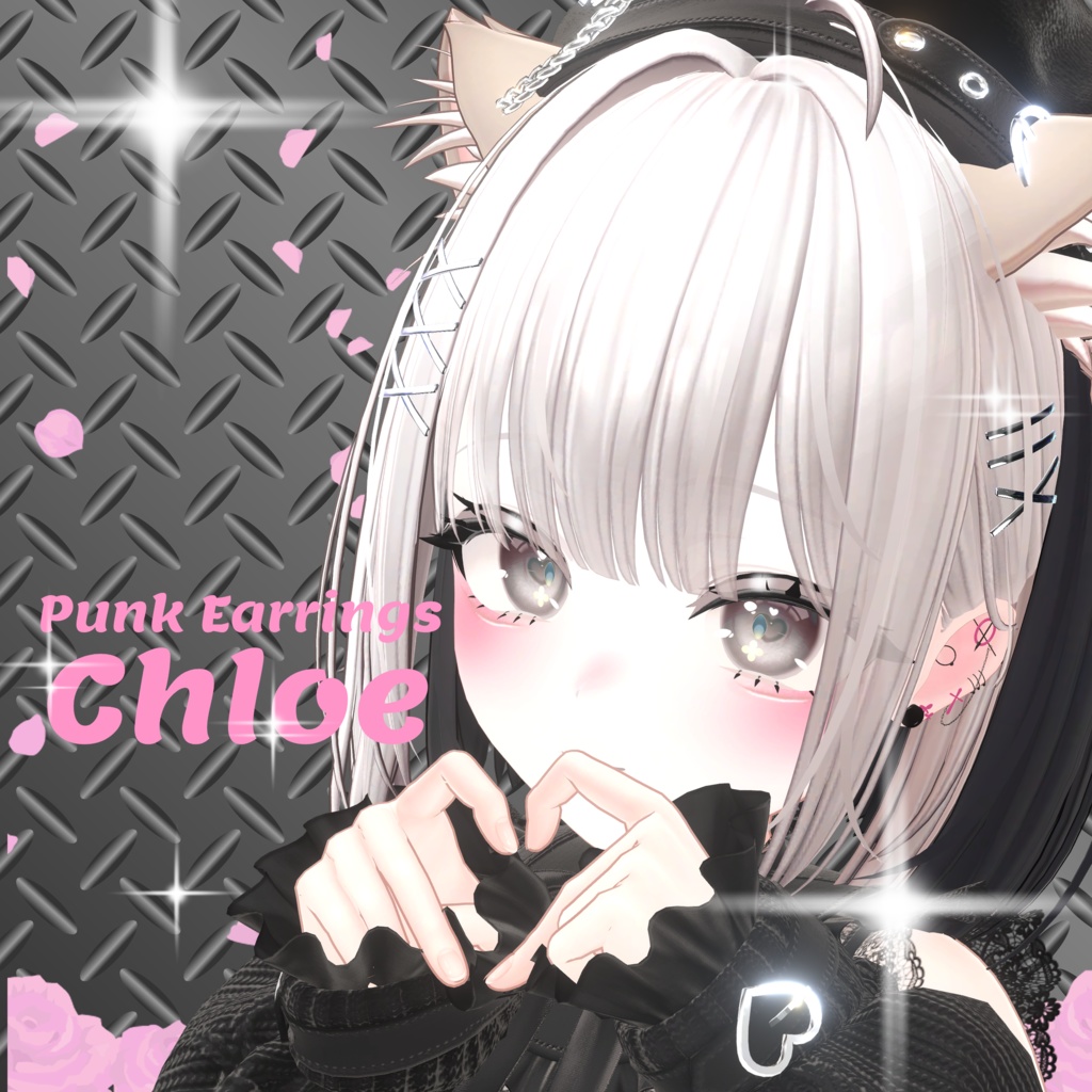 【17アバター対応】Punk Earrings【♡Chloe♡】 image