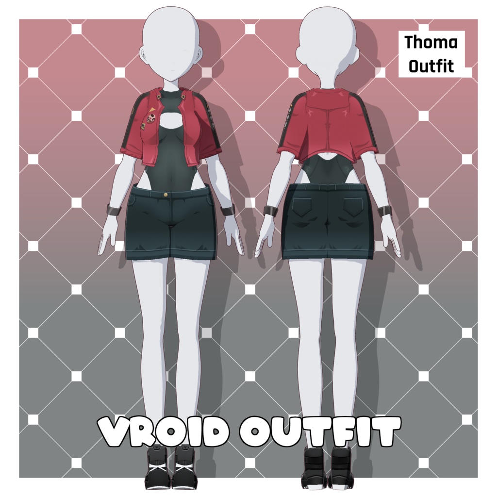 トーマコスプレ衣装【VRoid】 (Thoma Cosplay Outfit) image