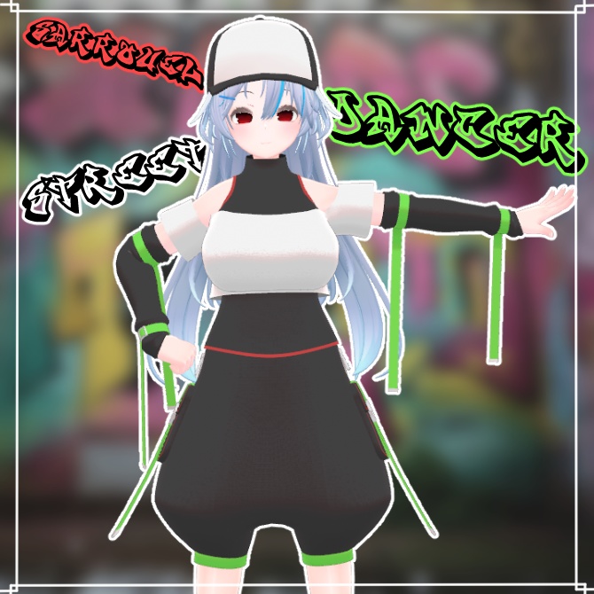 【VRChat想定衣装】サルエルストリートダンサー image